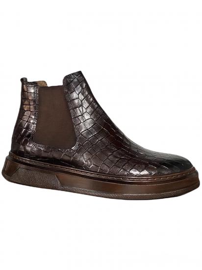 Hakiki Deri Erkek Bot Ayakkabı Kahve - DM Shoes